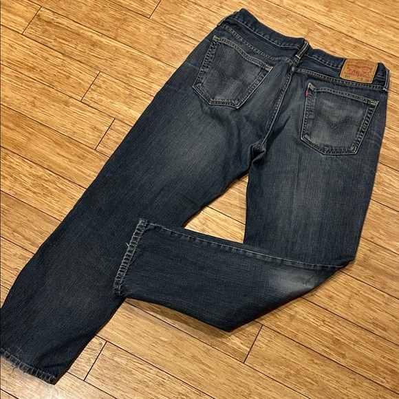 Levi's 514 Straight Denim Jeans Men’s 36x30 - Picture 2 of 6